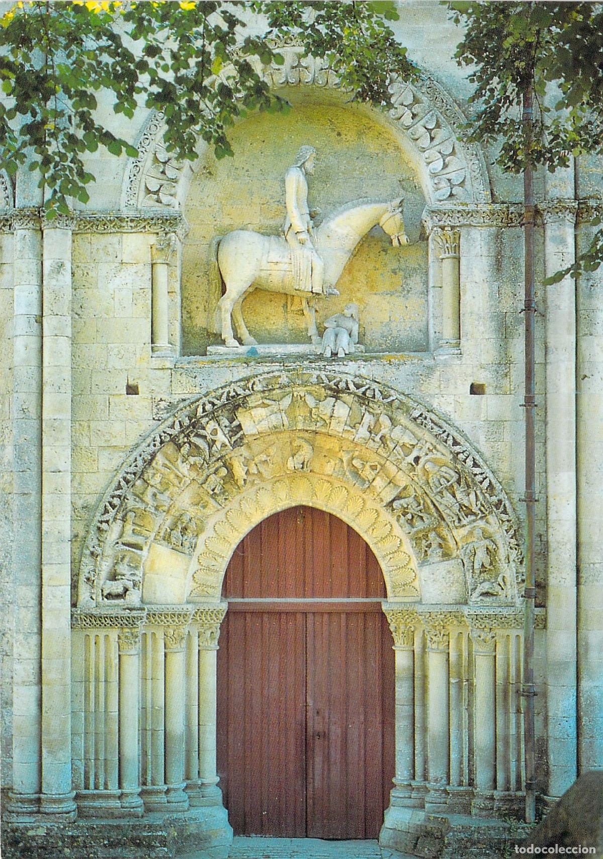 Postcards: Postal de la Iglesia Saint-Hilaire en Melle Francia