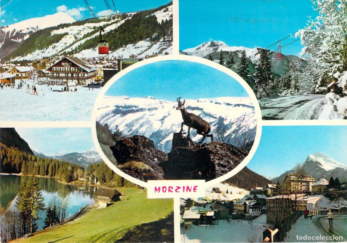Postales: Postal de Morzine Alpes Franceses Paisaje de Esqu&iacute;