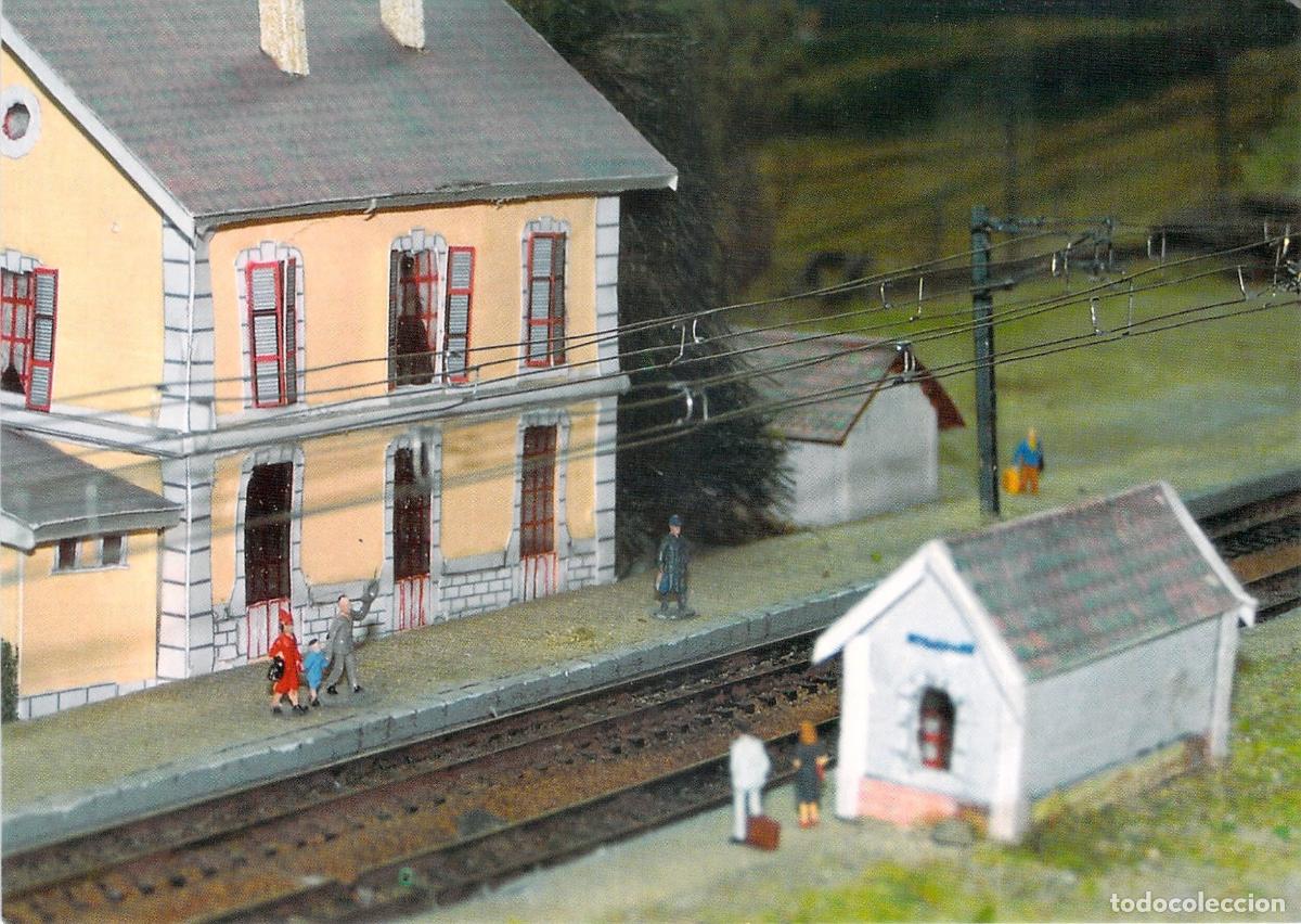 Postales: Postal de exposici&oacute;n de modelismo ferroviario en Reims