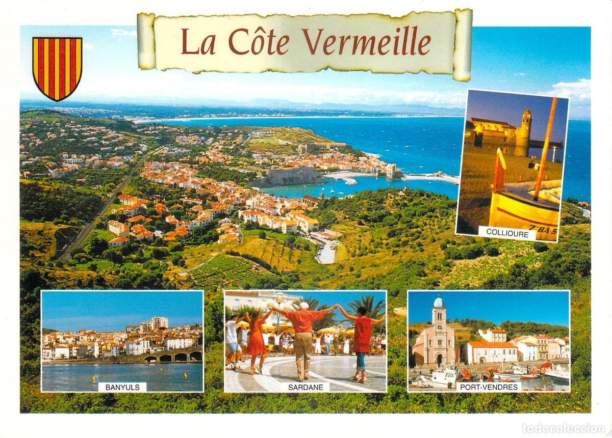 Postales: Postal de la Costa Bermeja con vistas de Collioure, Banyuls y Port-Vendres