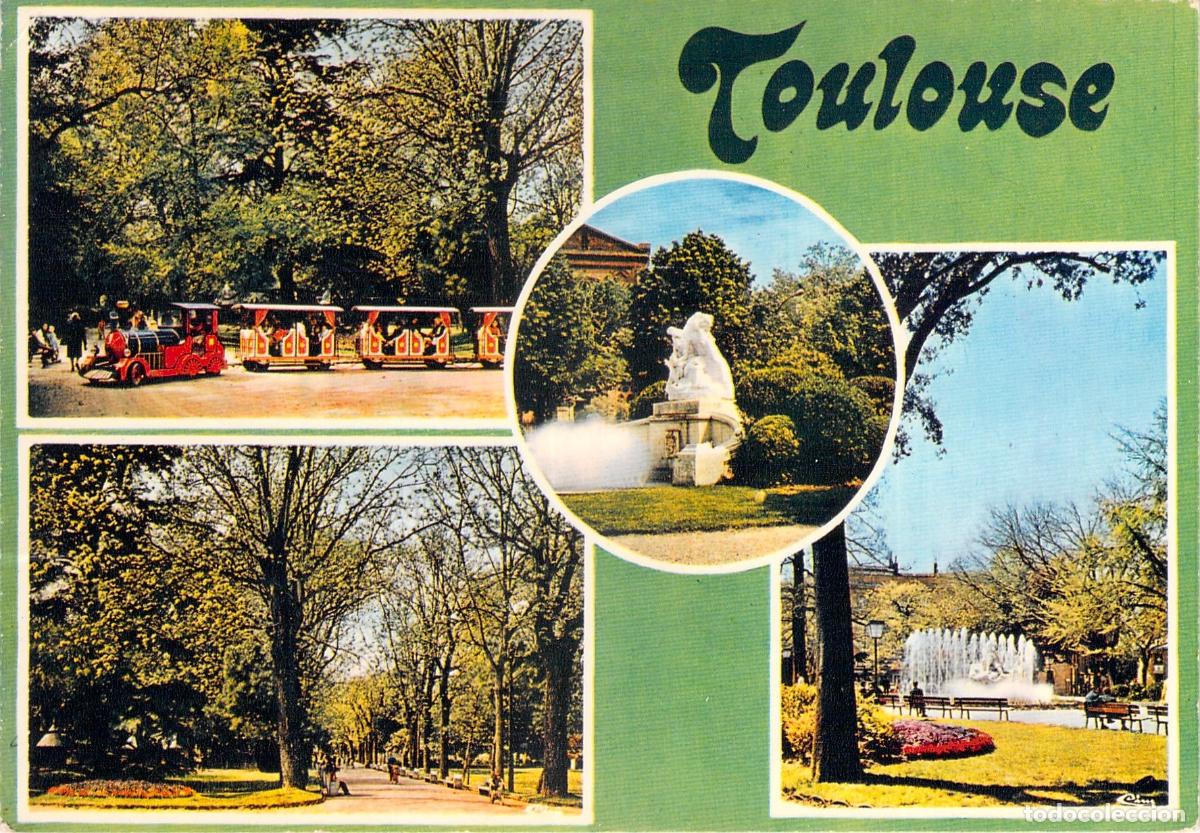 Postales: Postal de Toulouse: Jardin des Plantes y Jardin Wilson