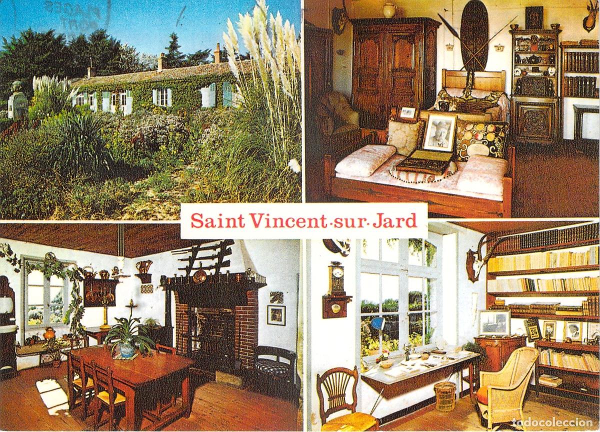 Postales: Postal de la Casa de Georges Clemenceau en Saint-Vincent-sur-Jard