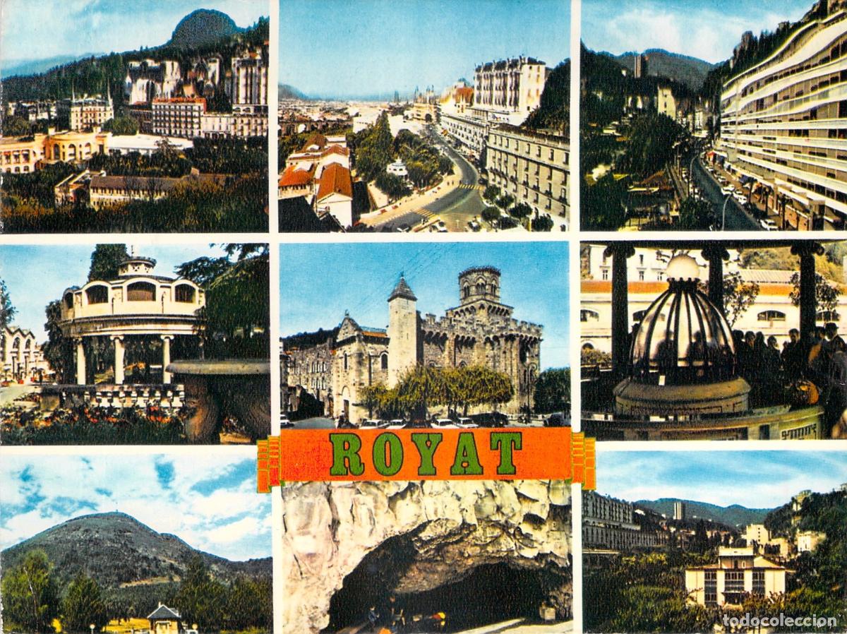 Postales: Postal de vistas m&uacute;ltiples de Royat, balneario en Francia