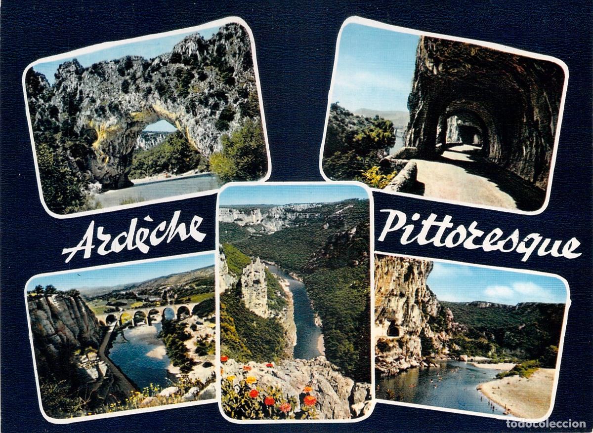 Postales: Postal de paisajes del departamento de Ard&egrave;che Francia