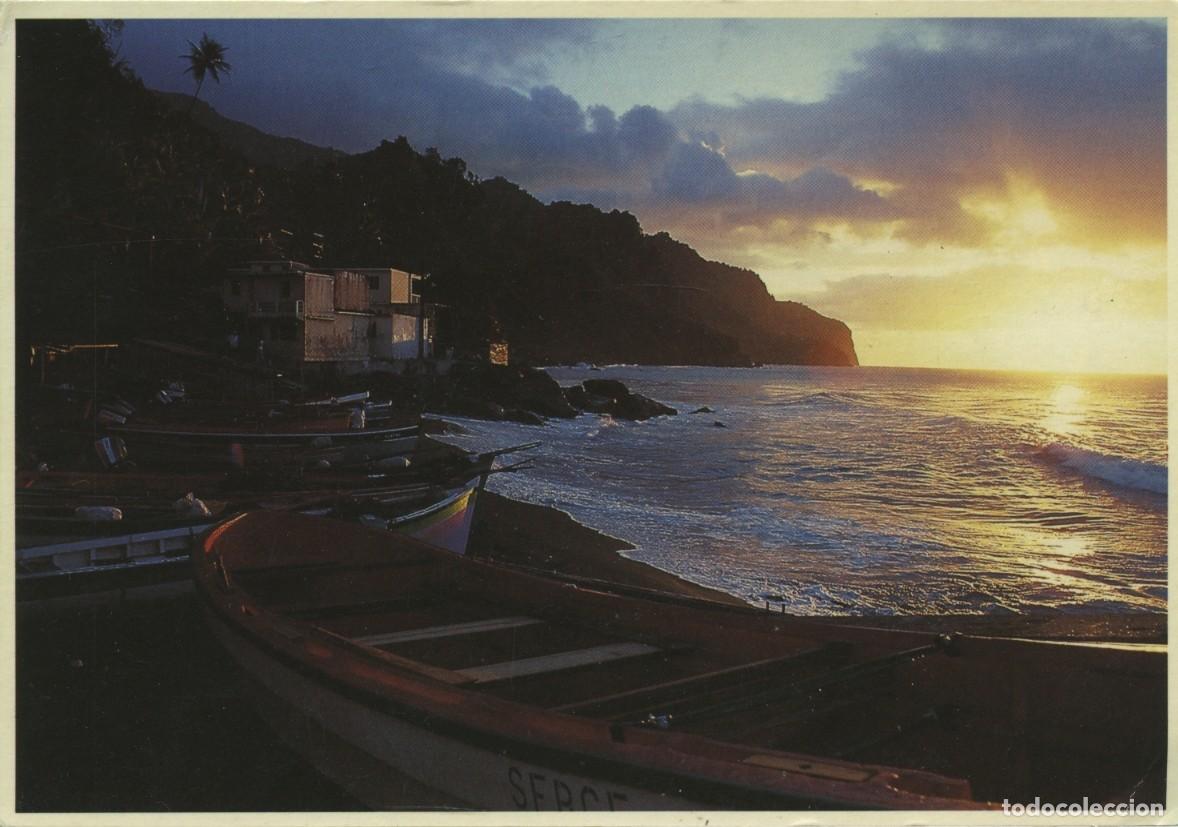 Postales: N&ordm; 7030-Cresp&uacute;sculo y gran rivera. Colores de la Martinica. Francia.