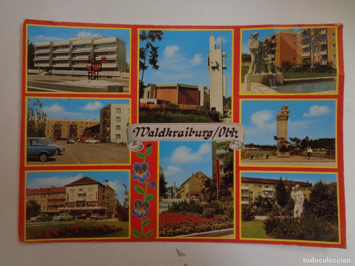 Postales: POSTAL DE WALDKRAIBURG ( ALEMANIA OCCIDENTAL ) . CIRCULADA A AUSTRIA