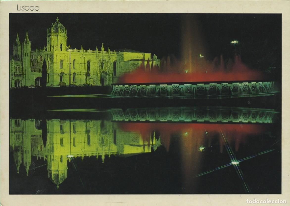 Postales: N&ordm; LX13-LISBOA. Portugal. Fuente luminosa frente al Monasterio de los Jer&oacute;nimos. S. XVI. Sin circula