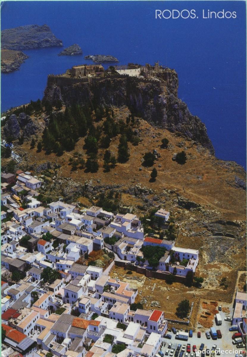 Postales: N&ordm; 4244-LINDOS. Rodas. Grecia. Sin circular. ED. MICHALIS TOUMBIS