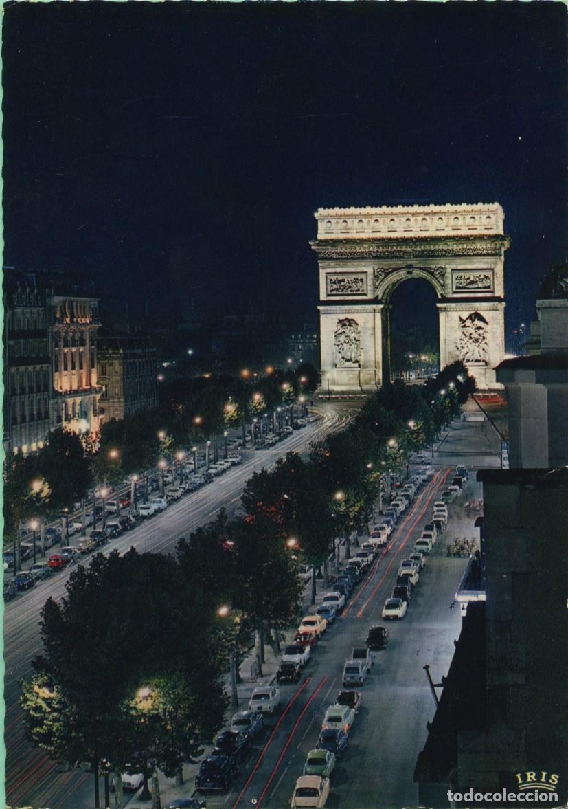 Postales: N&ordm; 651-PAR&Iacute;S. Francia. El Arco del Triunfo. Sin circular. EDIT. CHANTAL