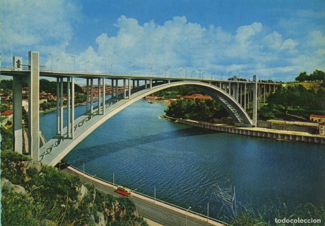 Postales: N&ordm; 755/87-PORTO. Portugal. Pont d'Arr&aacute;bida. Sin circular