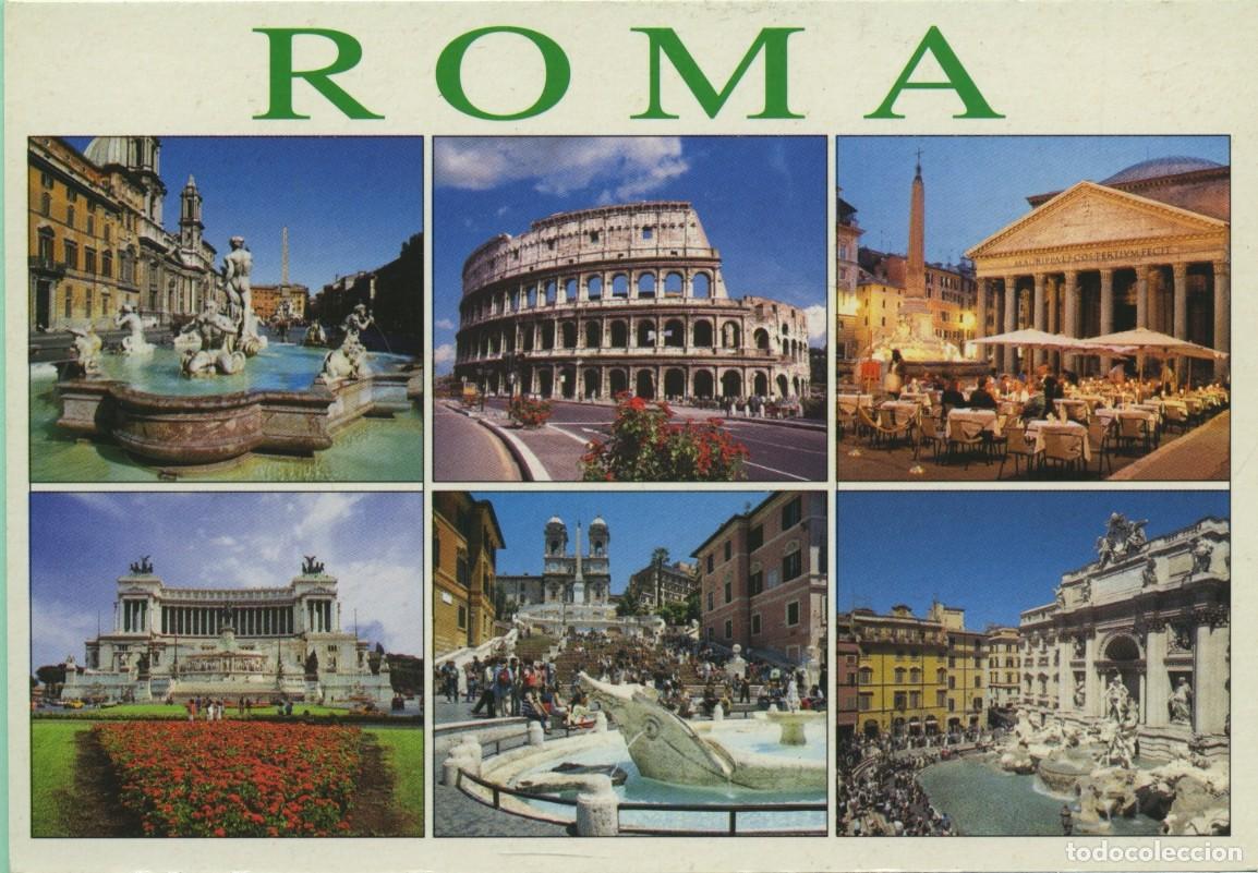 Postales: N&ordm; 34-ROMA. Italia. Diversos aspectos. Sin circular. ED. PC