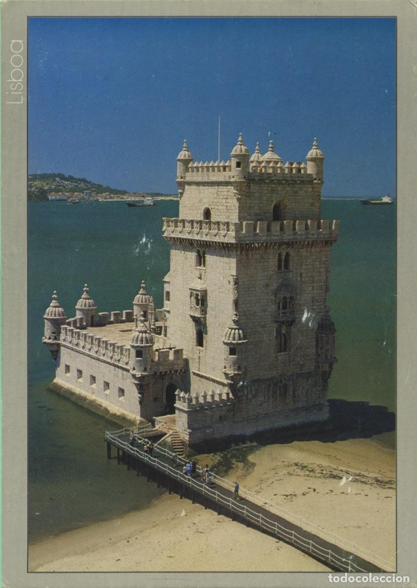 Postales: LISBOA. Portugal. La Torre de Bel&eacute;m (siglo XVI) sobre el r&iacute;o Tajo. Sin circular. ED. SOFOTO