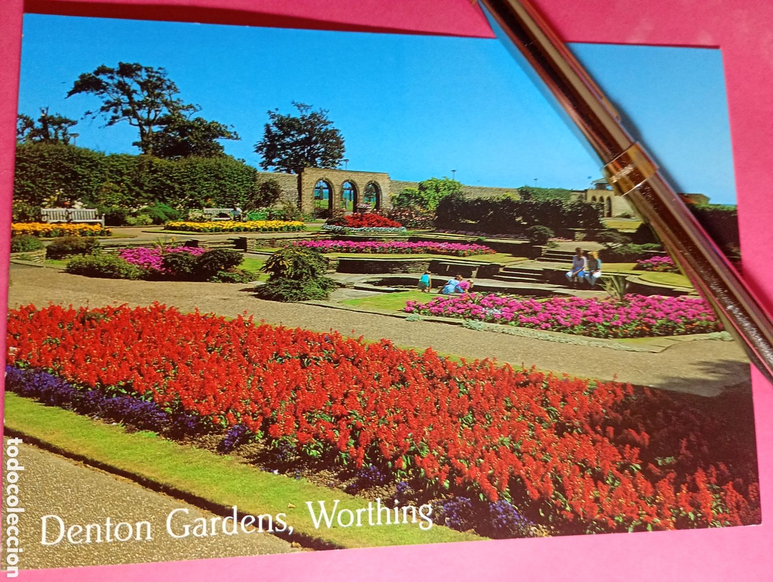 Postales: INGLATERRA DEBON GARDEN WORTHING COLOR ESCRITA SEPTIEMBRE 1994