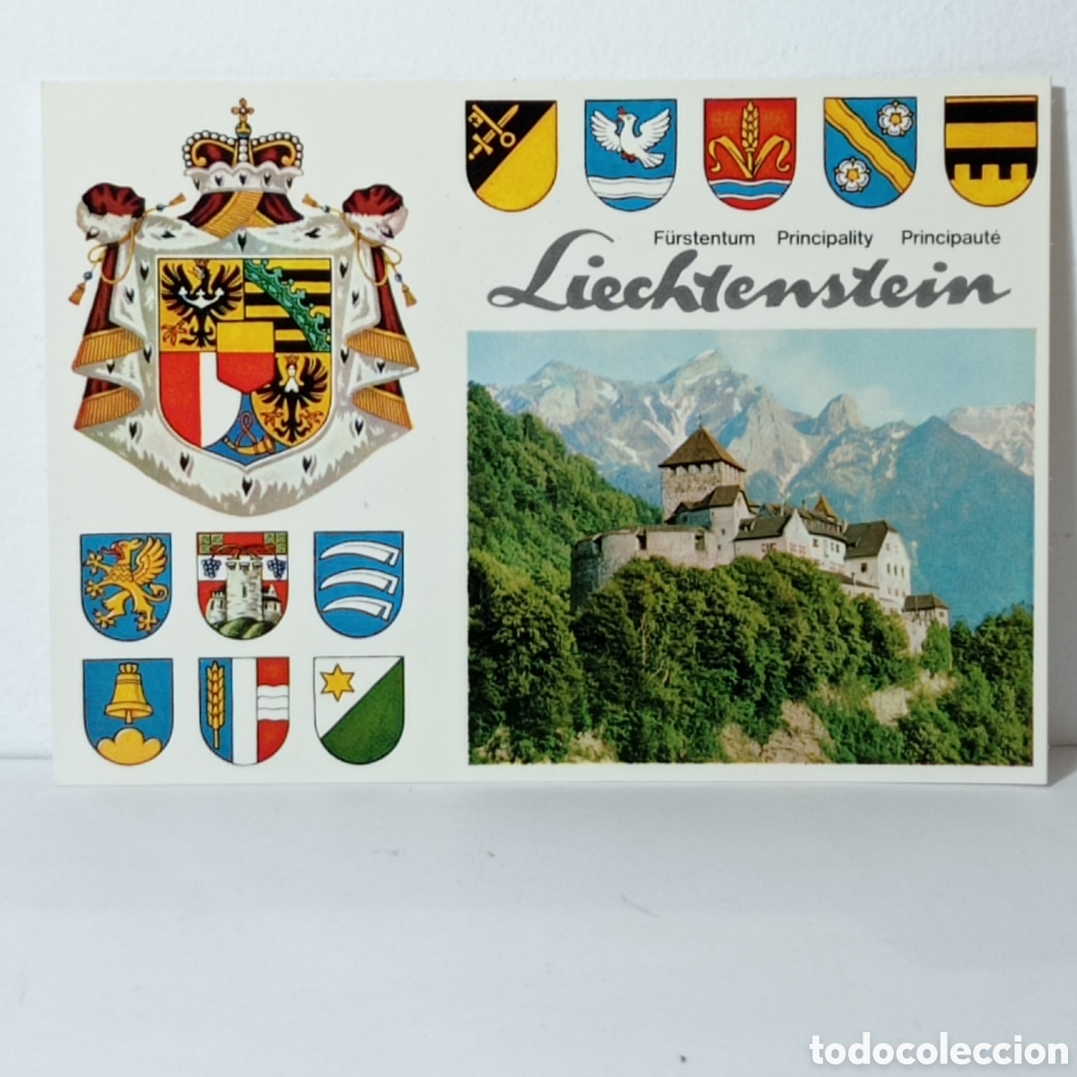 Postales: CASTILLO DE VALDUZ, PRINCIPADO DE LIECHTENSTEIN