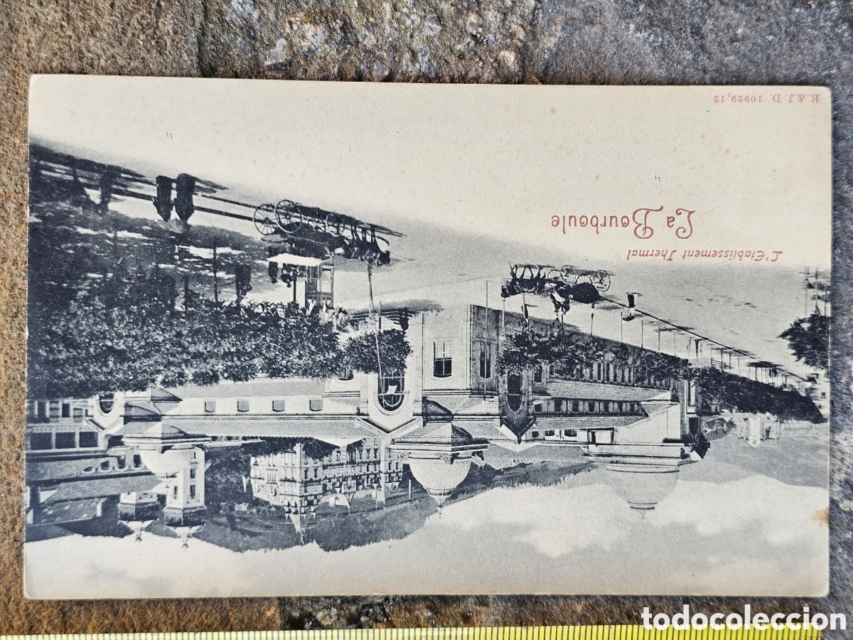 Postales: ​Postal Antigua La Bourboule - L'&Eacute;tablissement Thermal (Francia) - R. & J. D.