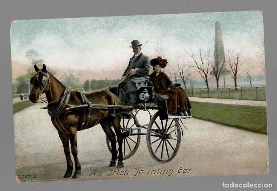 Postales: TARJETA POSTAL AN IRISH JAUNTING CAR. 2767 D