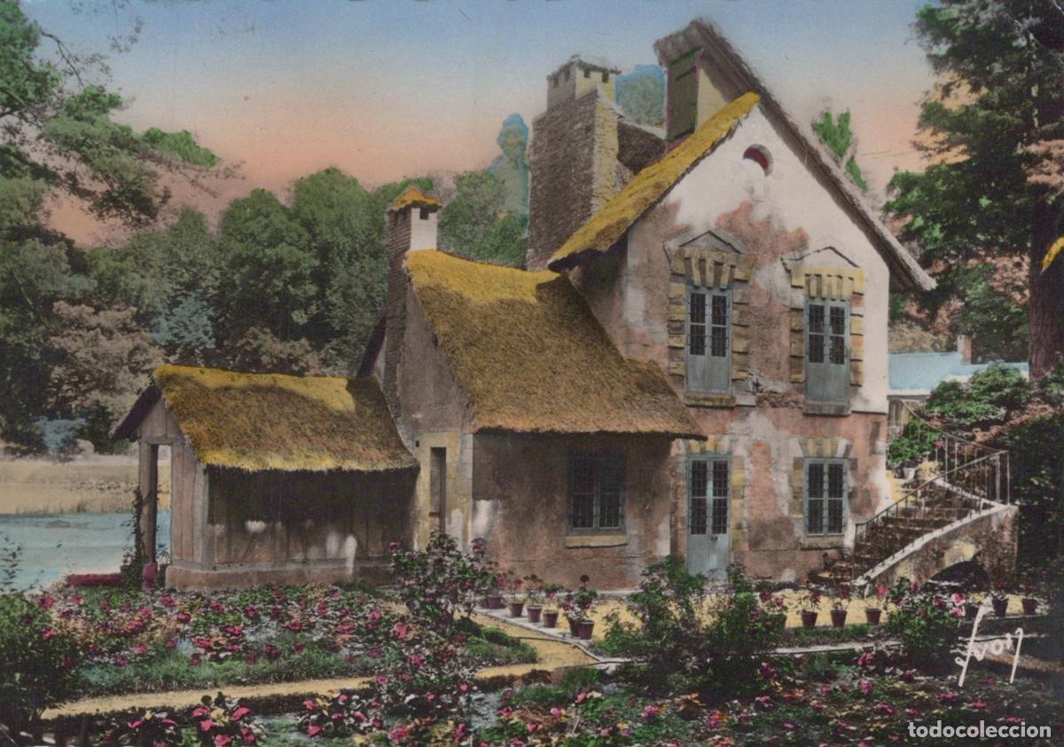 Postkarten: France Versailles &Icirc;le de Petit Trianon le Moulin Paysage Real Photo *YAB009
