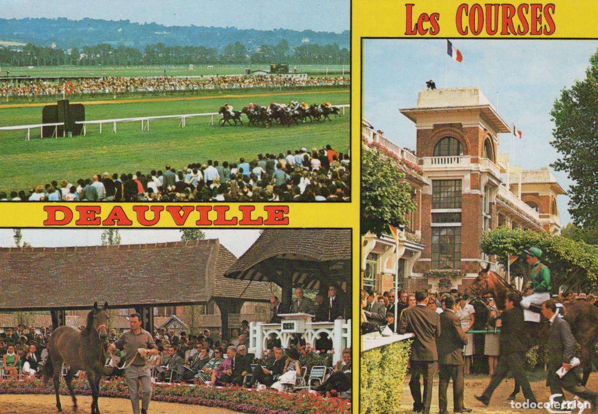 Postkarten: France Deauville Hippodrome de la Touques Courses Hippiques Vente *YAB007