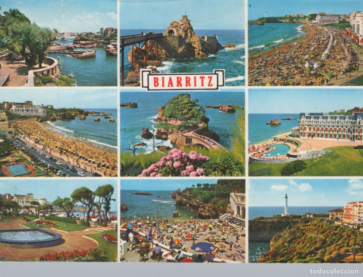 Postkarten: France Biarritz Vues Multiples Plages Phare *YAB015