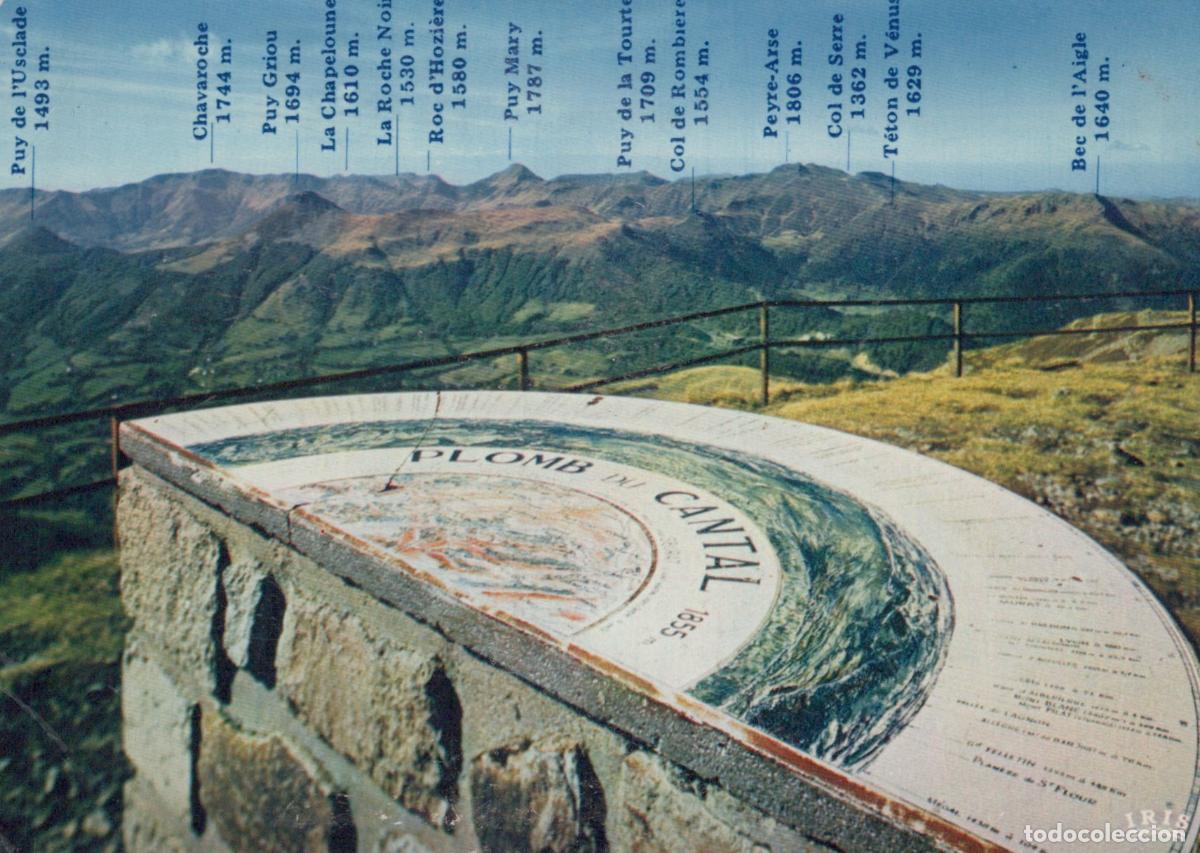 Postkarten: France Plomb du Cantal Massif Central Montagne Table Orientation *YAB013