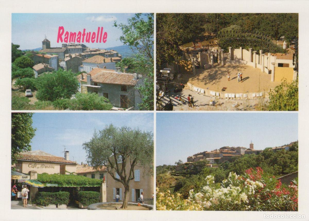 Postkarten: France Ramatuelle Vues Village Th&eacute;&acirc;tre G&eacute;rard Philipe Sc&egrave;nes Locales *YAB019