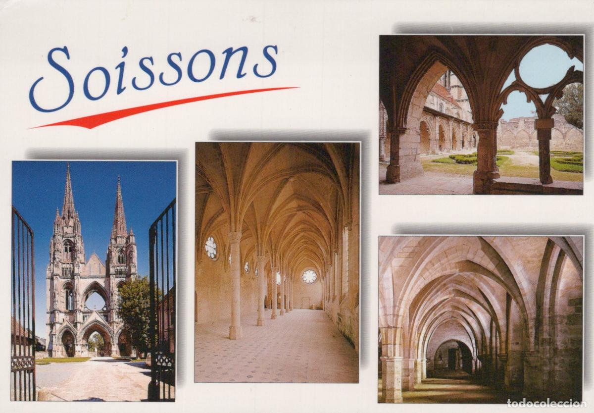Postkarten: France Soissons Abbaye Saint Jean des Vignes Architecture Gothique *YAB017