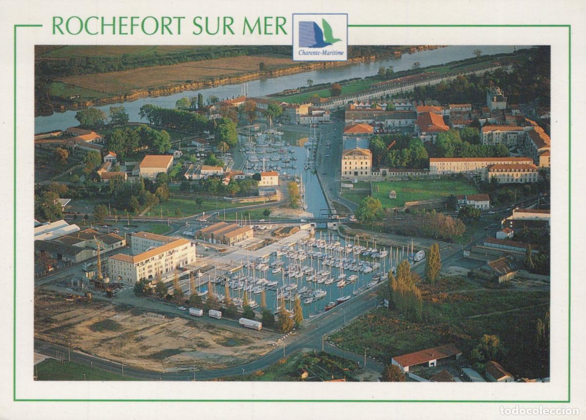 Postkarten: France Rochefort sur Mer Vue A&eacute;rienne Port Corderie Royale *YAB030