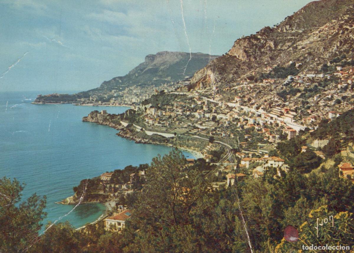 Postales: France Monaco C&ocirc;te D Azur Paysage C&ocirc;tier Vue M&eacute;diterran&eacute;e *YAB031