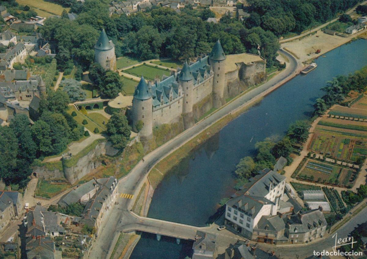 Postales: France Josselin Bretagne Ch&acirc;teau de Vue A&eacute;rienne *YAB036