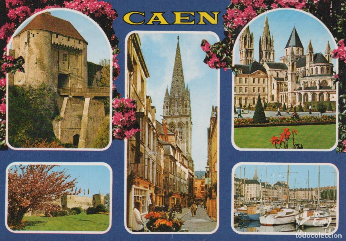 Cartes Postales: France Caen Calvados Ch&acirc;teau Abbaye Rue Froide Bassin Saint Unposted *YAB052