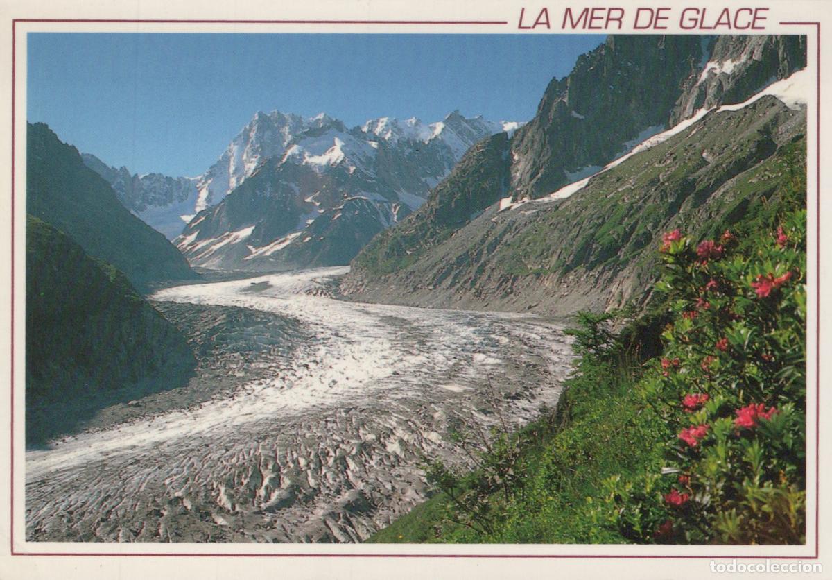 Postales: France Chamonix La Mer de Glace Mont Blanc Glacier Paysage Alpin *YAB089
