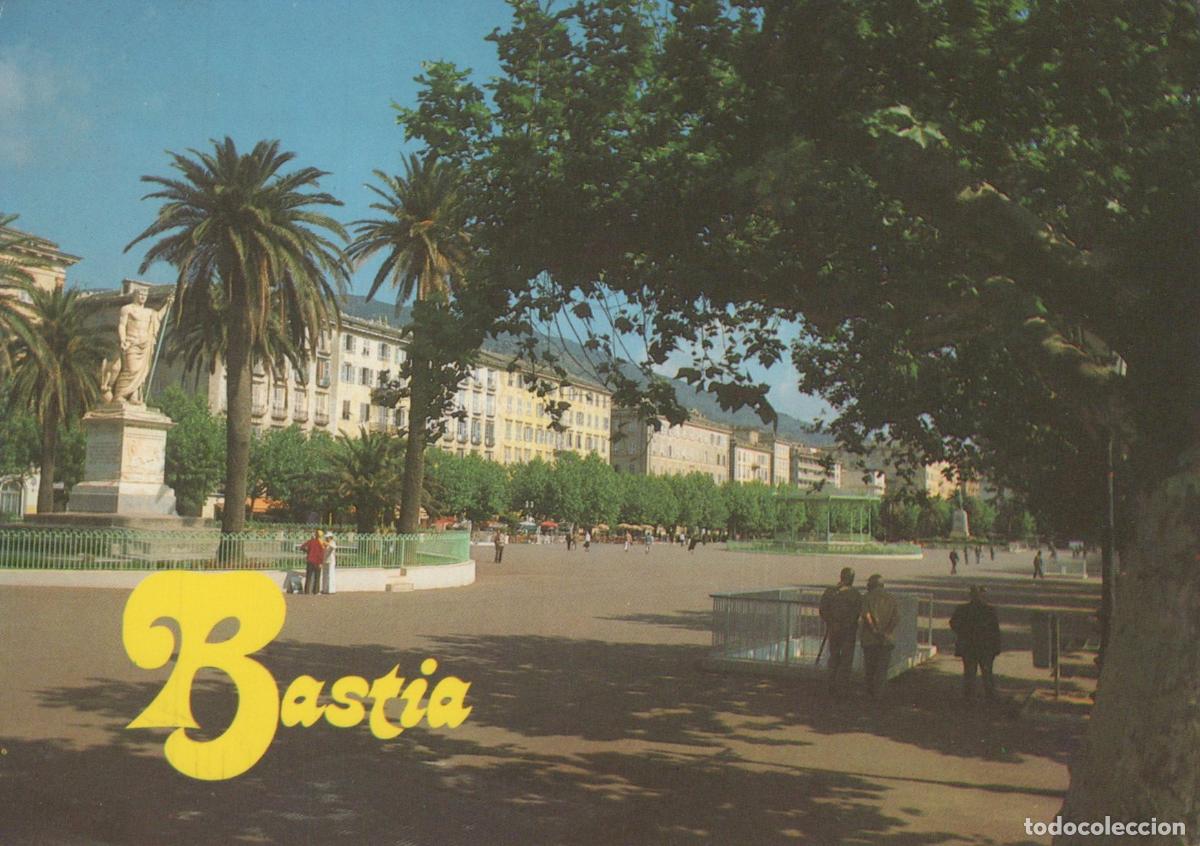 Cartes Postales: France Bastia Place Saint Nicolas Statue Napol&eacute;on *YAB077
