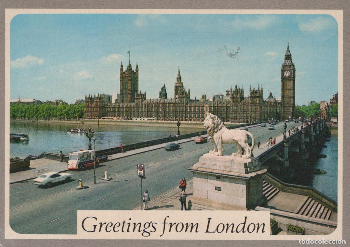 Postkarten: United Kingdom London Greater Houses of Parliament Architecture *YAB096