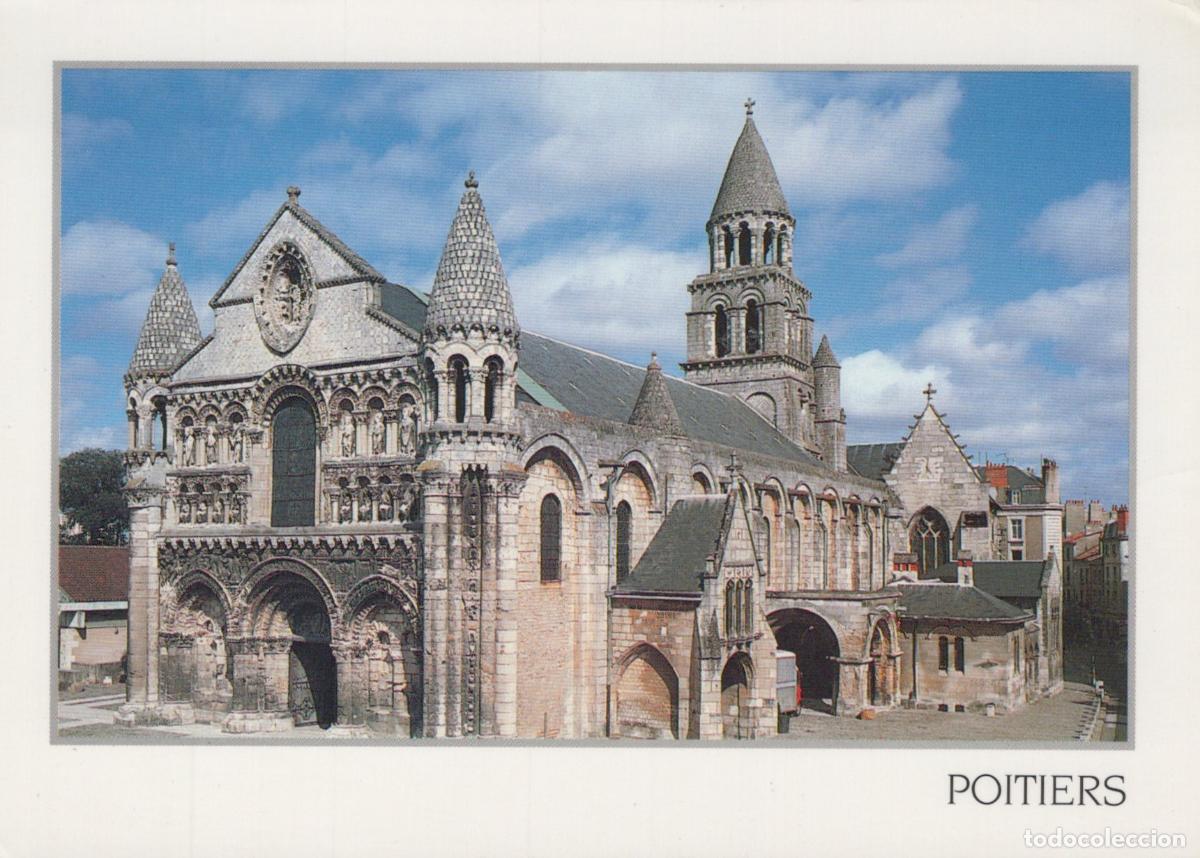 Cartoline: France Poitiers Eglise Notre Dame la Grande Architecture Romane *YAB106