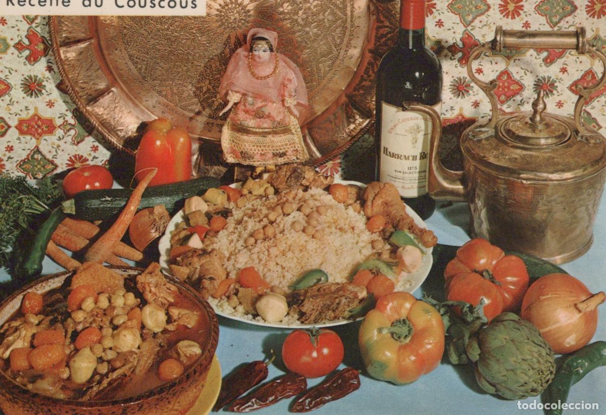 Cartoline: France Nice Couscous Recette Traditionnelle Unposted *YAB114