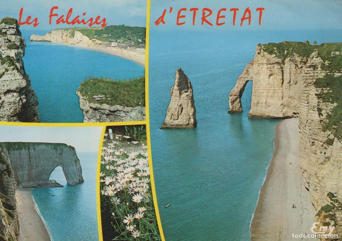 Cartoline: France Etretat Falaises Arches Naturelles Paysages C&ocirc;tiers Unposted *YAB126