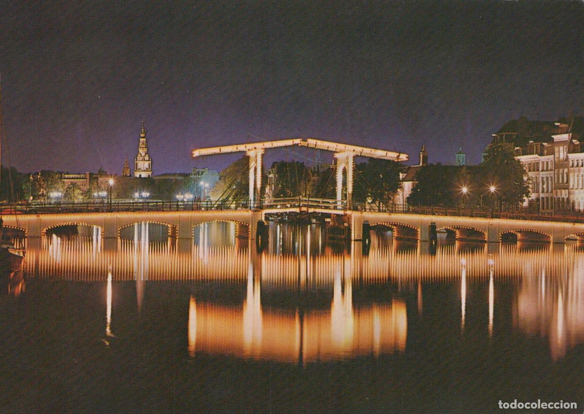 Cartoline: Nederland Amsterdam Magere Brug Over Amstel Unposted *YAB158