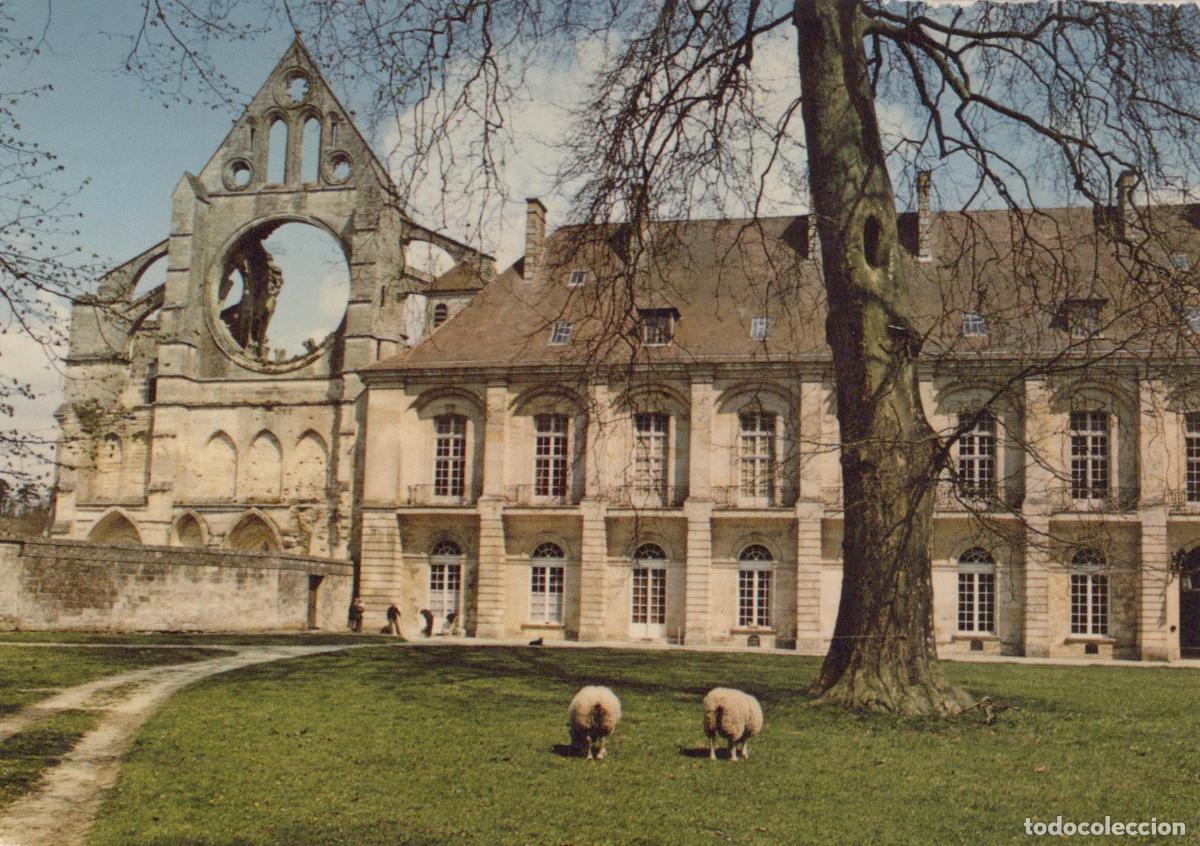 Cartoline: France Longpont Abbaye de Architecture Historique *YAB125