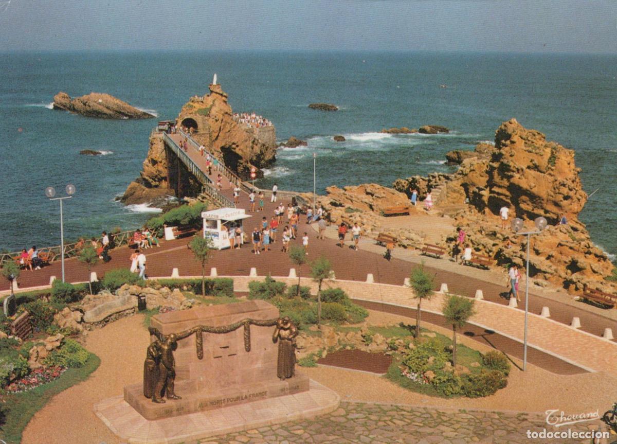 Cartoline: France Biarritz Rocher de la Vierge Monument *YAB168
