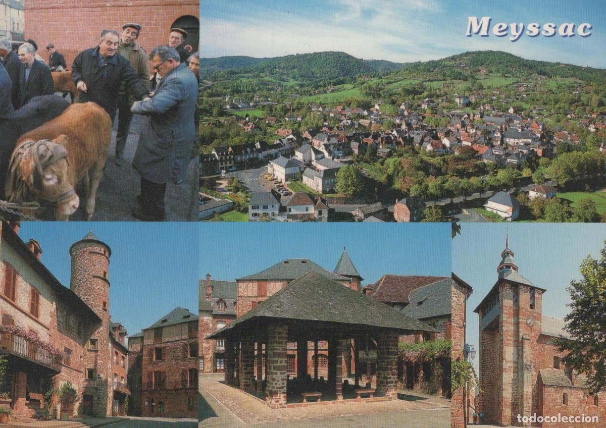 Cartoline: France Meyssac Limousin March&eacute; Aux Veaux Architecture Locale et &Eacute;glise *YAB171