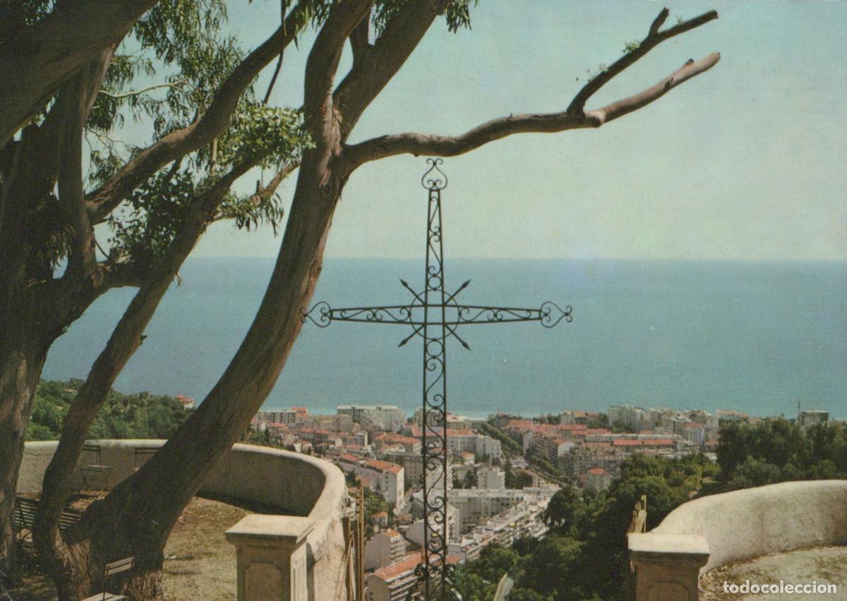 Cartoline: France Menton C&ocirc;te D Azur Croix Monast&egrave;re Annonciade Vue Unposted *YAB186