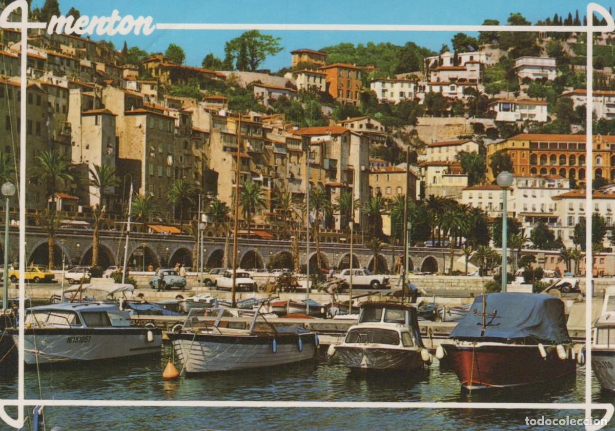 Postkarten: France Menton Port Vieille Ville Architecture Unposted *YAB208
