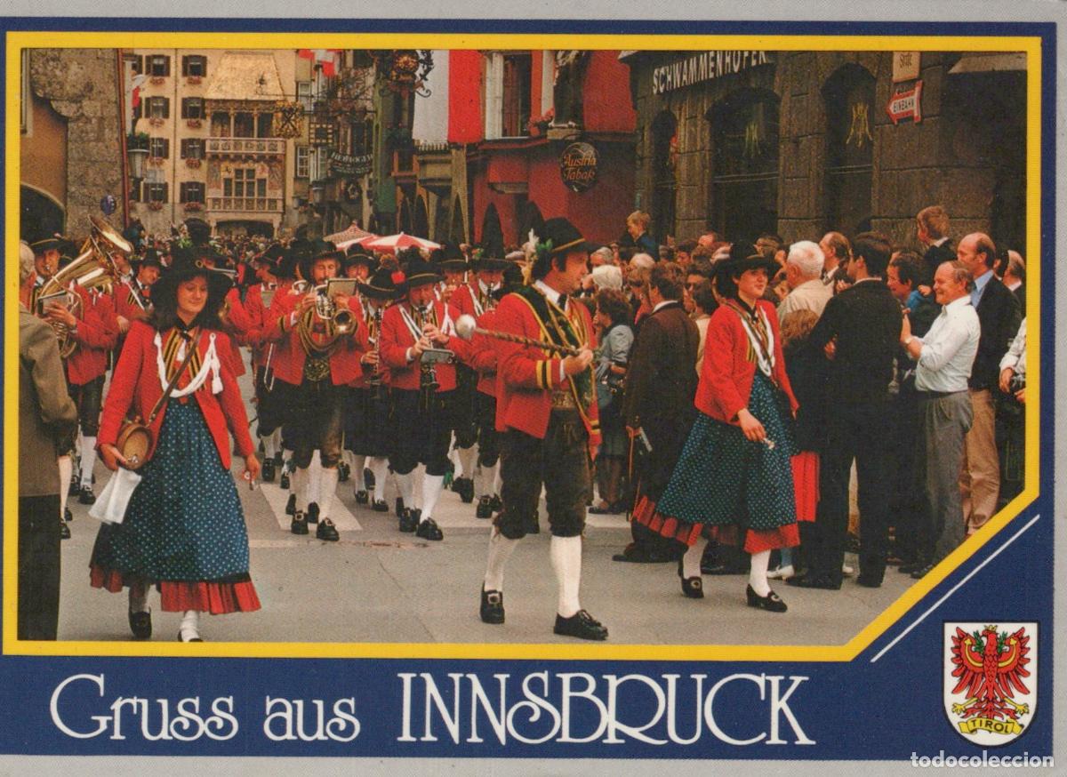 Postkarten: &Ouml;sterreich Innsbruck Tirol Musikfest Trachtenparade Musikkapelle *YAB256