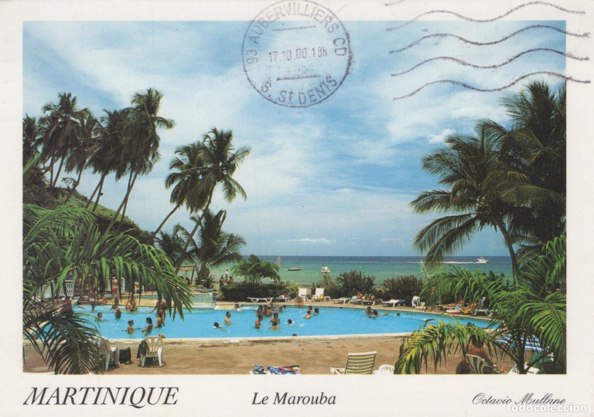 Postkarten: Martinique Le Carbet Plage et Piscine de L H&ocirc;tel le Marouba Cara&iuml;bes *YAB254