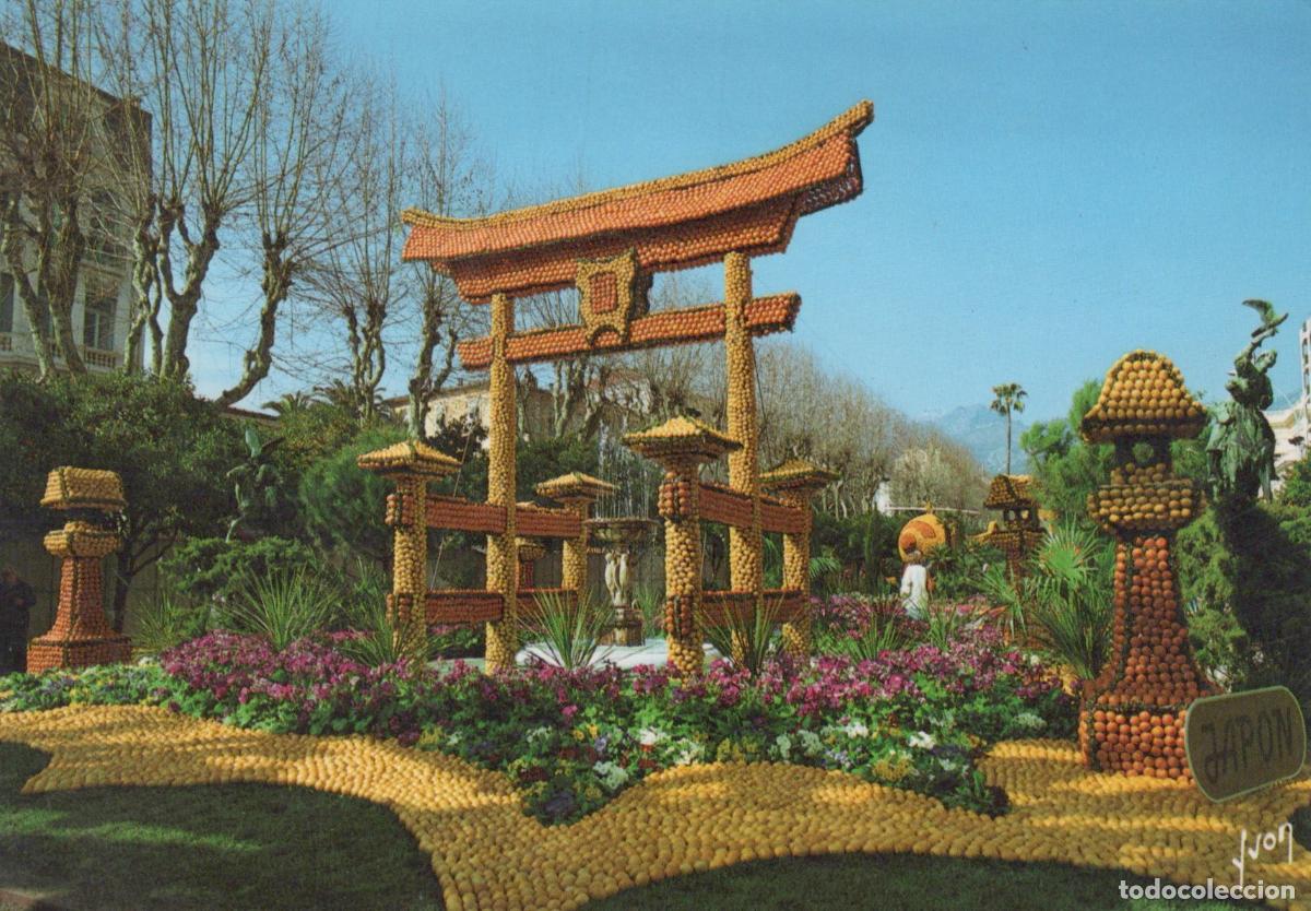 Postkarten: France Menton F&ecirc;te du Citron Torii en Agrumes Unposted *YAB263