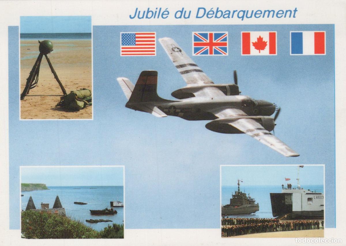 Postkarten: France Normandie D&eacute;barquement D Day Wwii Comm&eacute;moration Unposted *YAB207