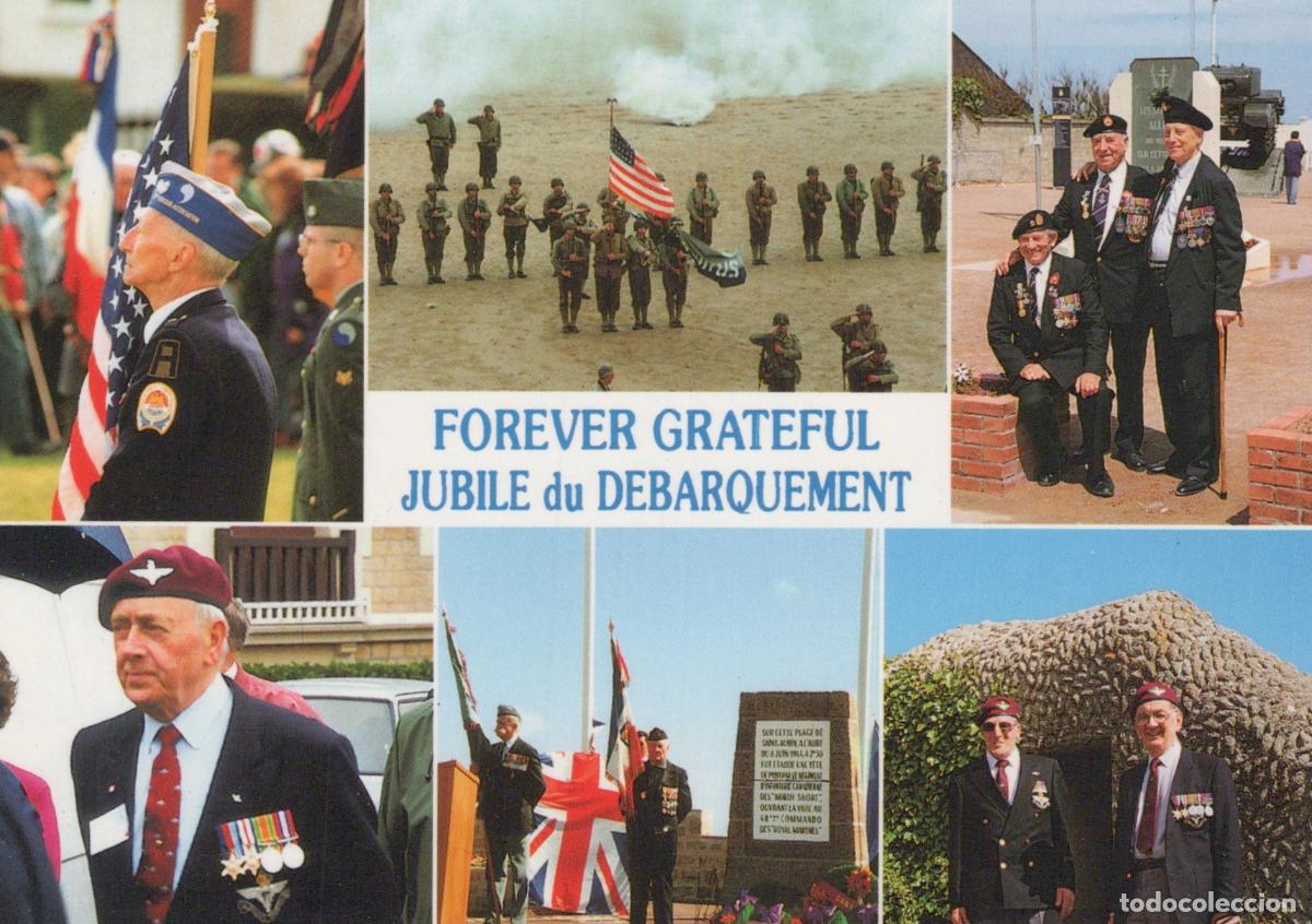 Postkarten: France Caen Normandie C&eacute;r&eacute;monies Jubil&eacute; D&eacute;barquement D Day Unposted *YAB274