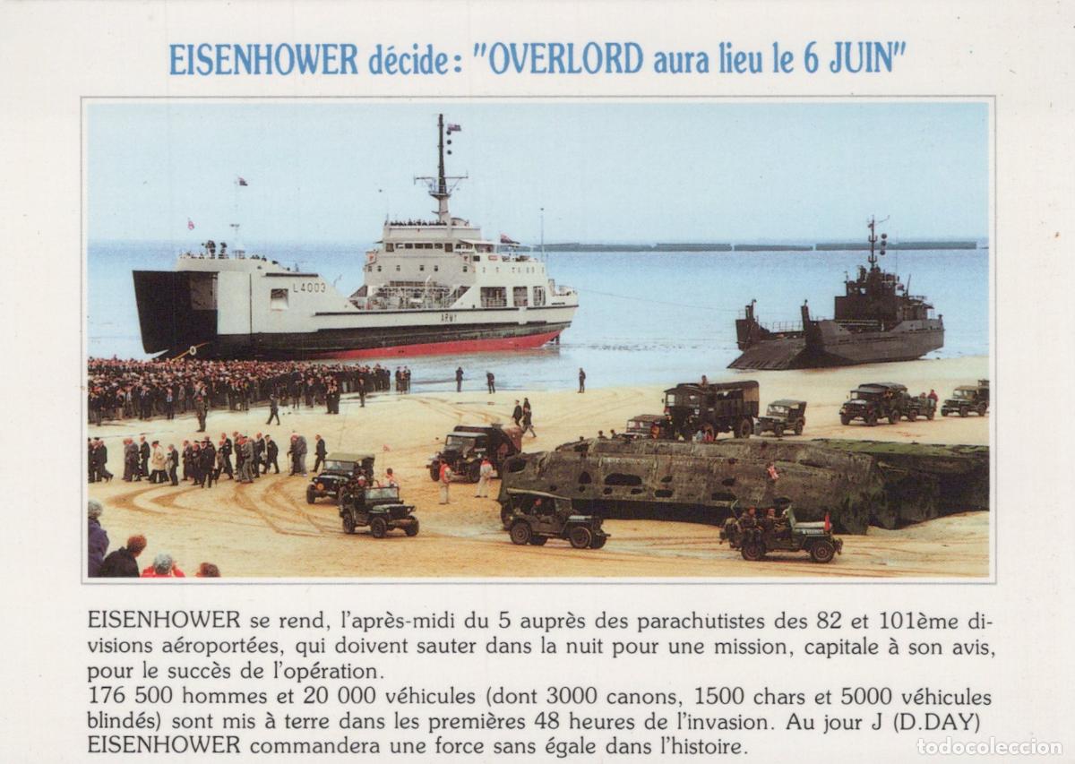 Postkarten: France Normandie D Day Overlord D&eacute;barquement Militaire Unposted *YAB272