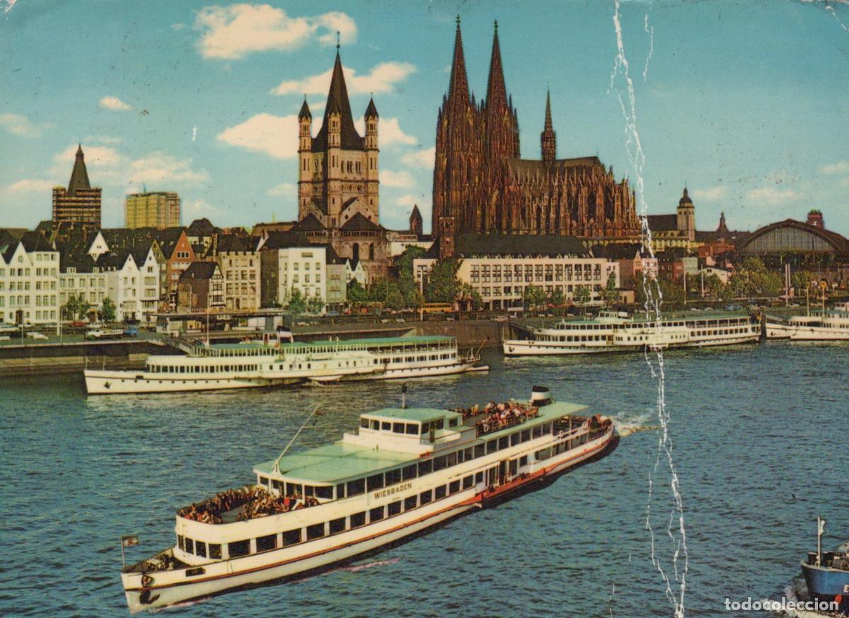 Postkarten: Deutschland K&ouml;ln Nordrhein Westfalen K&ouml;lner Dom Rhein und *YAB279
