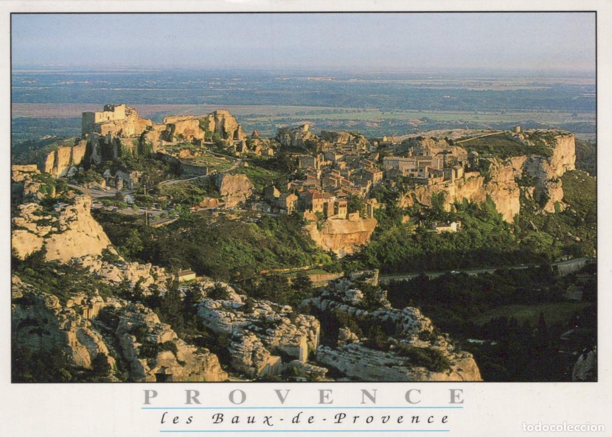 Postais: France Les Baux de Provence Village Perch&eacute; Ruines du Ch&acirc;teau *YAB227